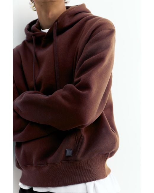 Sweat Basique À Capuche Pull&Bear pour homme en coloris Red