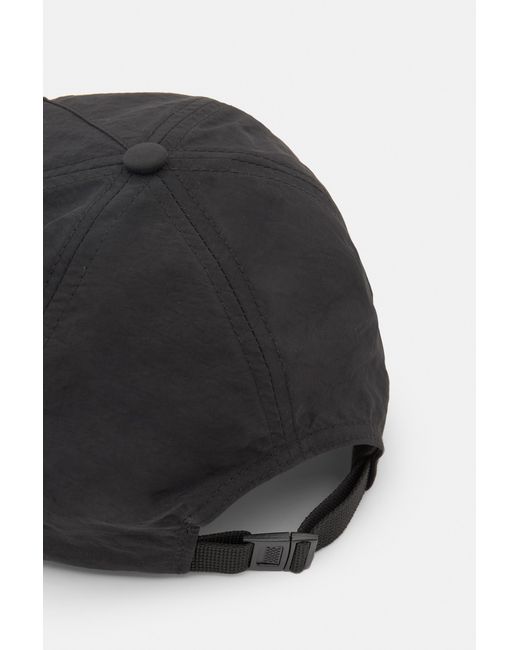 Pull&Bear Black Technical Cap With Text for men