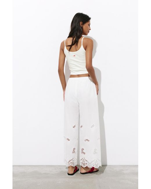 Pull&Bear Natural Flower Graphic Strappy Top