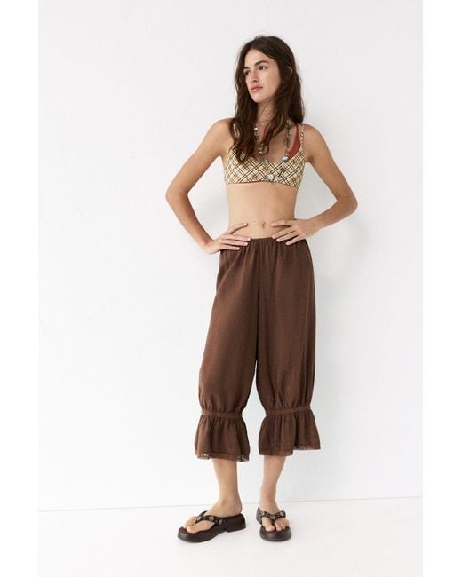 Pull&Bear Natural Bloomer Trousers