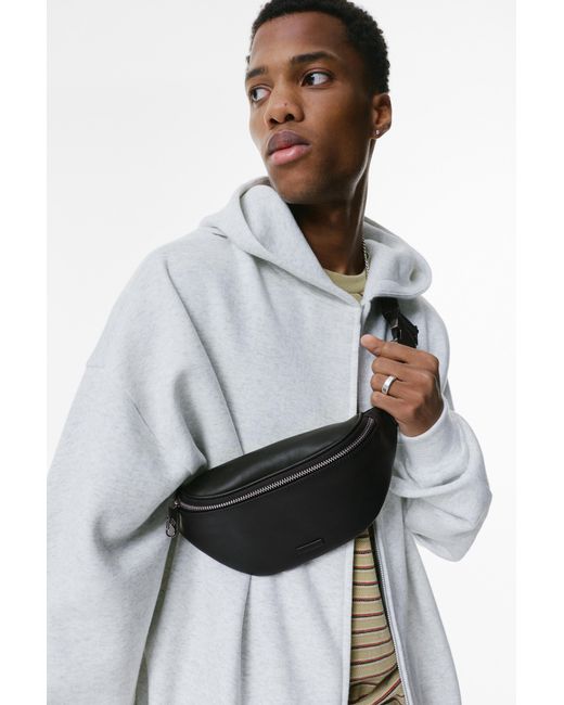 Pull&Bear White Urban Fanny Pack for men