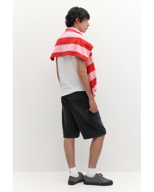 Pull&Bear Multicolor Baggy Denim Bermuda Shorts for men