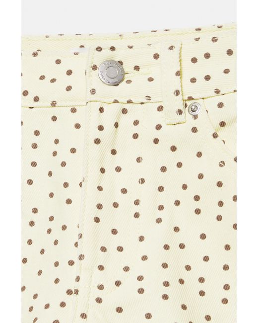 Pull&Bear Mini Short Met Stippen in het Multicolor