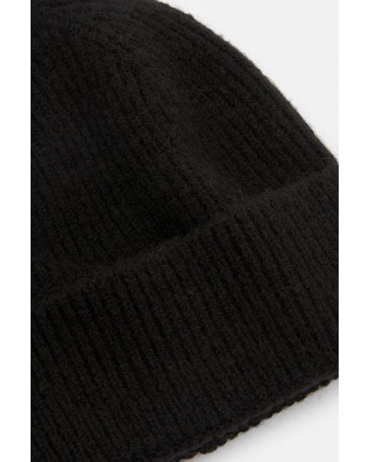 Pull&Bear Black Strick-Beanie-Mütze