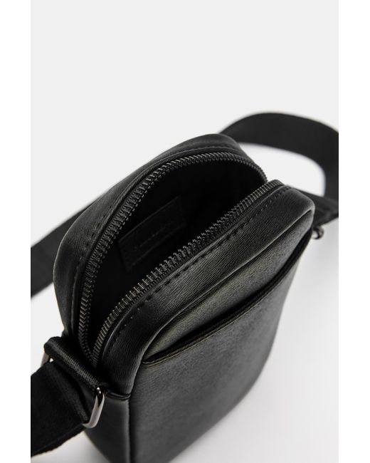 Borsa A Tracolla Casual di Pull&Bear in Black da Uomo