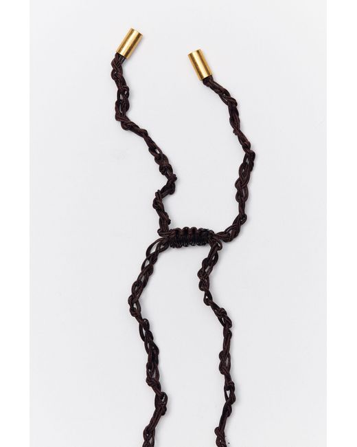 Pull&Bear Multicolor Macramé Stone Pendant