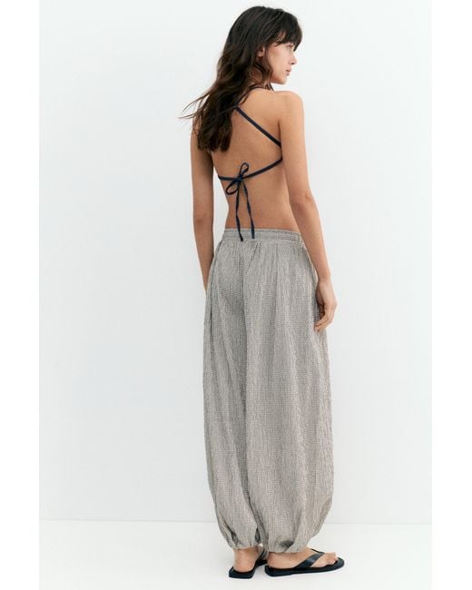 Pull&Bear Multicolor Pumphose Mit Karomuster