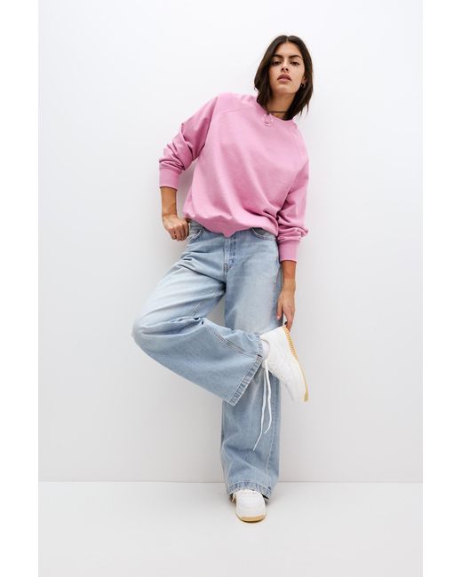 Pull&Bear Pink Stwd Chunky Trainers