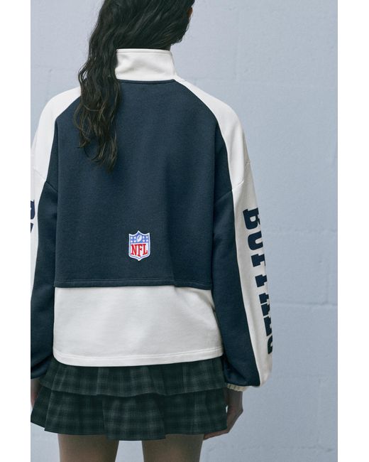 Pull&Bear Multicolor Nfl Bills Zip-Up Sweatshirt