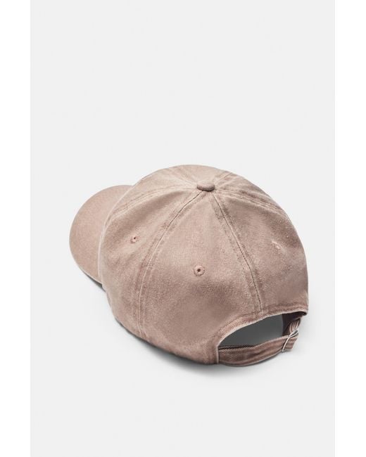 Pull&Bear Natural Santa Monica Graphic Cap