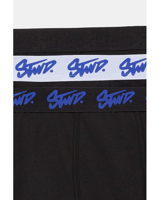 Pull&Bear 3-Pack Boxershorts in het Black voor heren