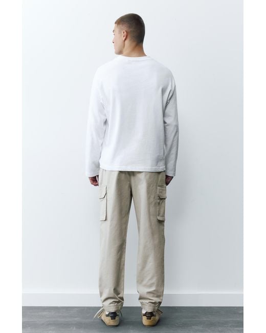 Pull&Bear Cargo Joggingbroek in het Gray voor heren