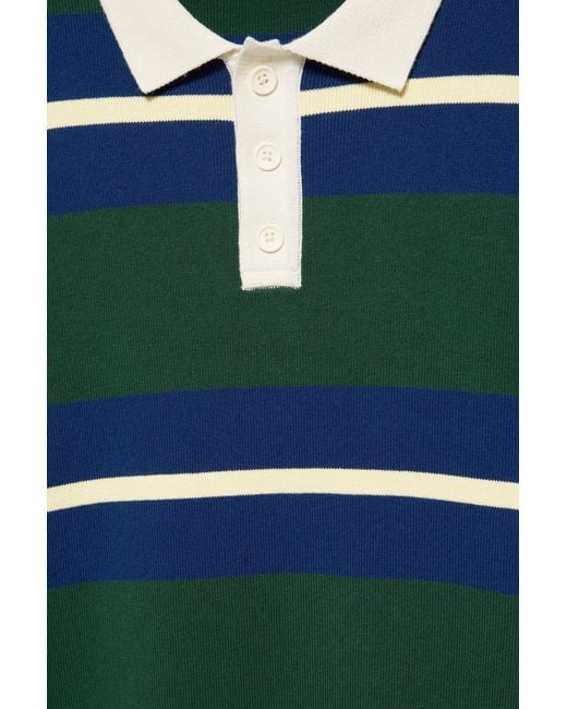 Polo di Pull&Bear in Blue da Uomo