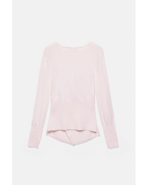 Pull Cache-Cœur À Boutons Pull&Bear en coloris Pink