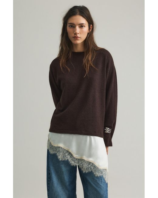 Pullover Sottile di Pull&Bear in Black
