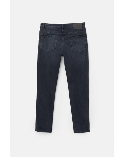 Pull&Bear Slim Jeans in het Blue voor heren