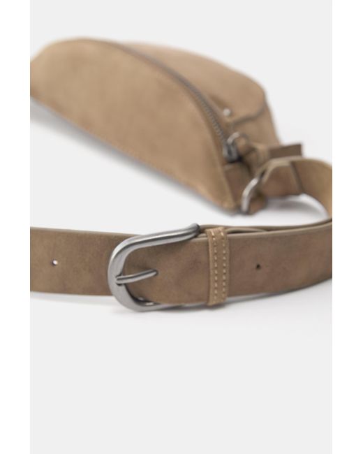 Pull&Bear Blue Studded Belt Bag