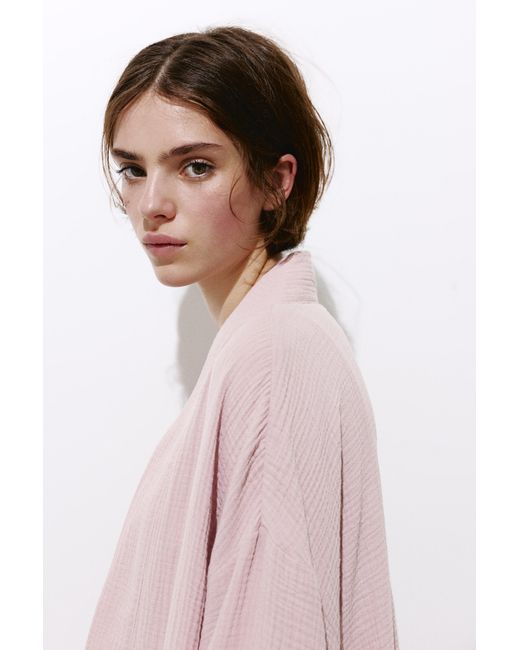 Pull&Bear Pink Crepe Kimono