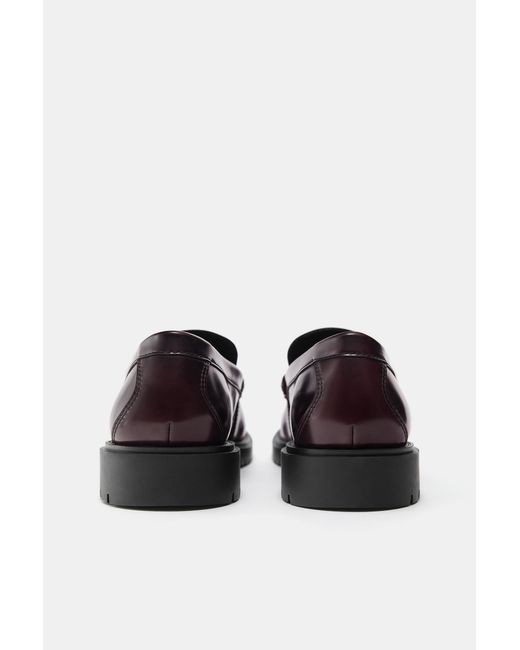 Pull&Bear White Tassel Loafers for men