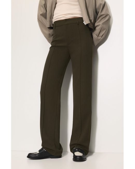 Pantaloni Eleganti Con Cucitura A Nervatura di Pull&Bear in Multicolor