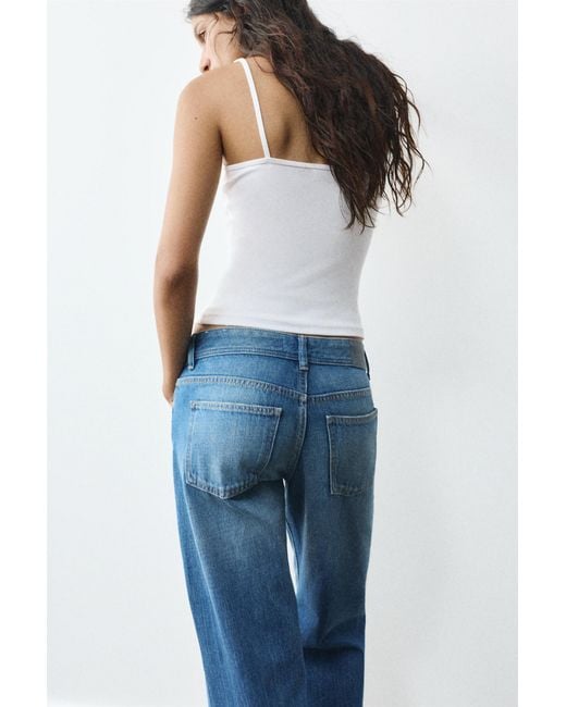 Pull&Bear White Thin Strap Top