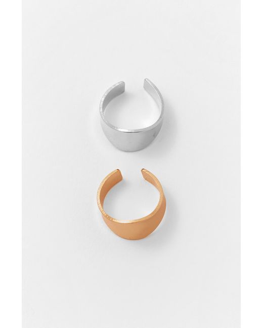 Pull&Bear White Pack Ohrringe Earcuff