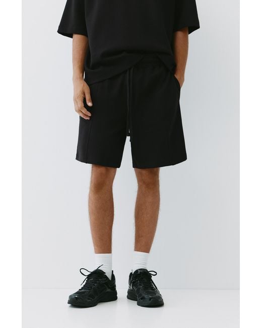 Bermuda Jogger di Pull&Bear in Black da Uomo