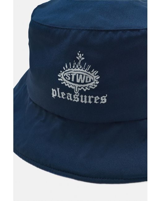 Pull&Bear Blue Pleasures X Stwd Bucket Hat for men