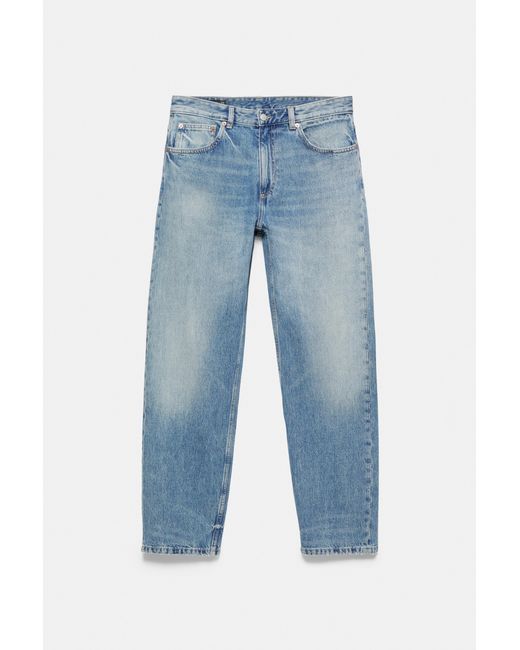 Pull&Bear Straight Fit Jeans in het Blue voor heren