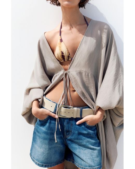 Pull&Bear Multicolor Leather Effect Belt