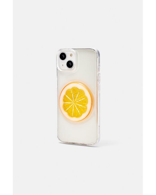 Pull&Bear White Transparent Fruit Iphone Case