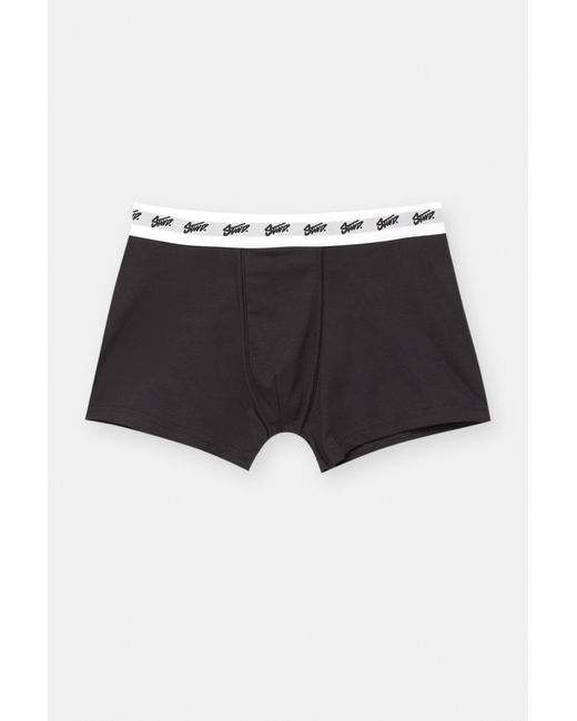 Pull&Bear Black Pack Of 3 Stwd Boxers for men