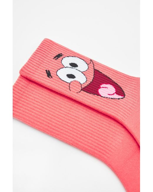 Pull&Bear Pink Patrick Long Socks for men