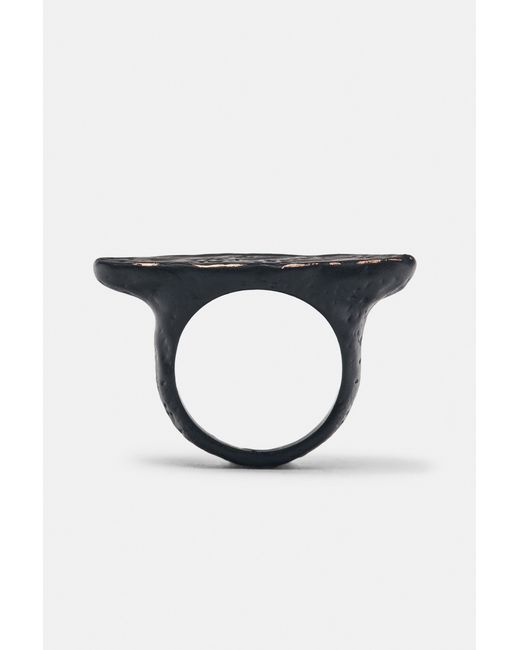 Pull&Bear White Pack Of Maxi Resin Rings