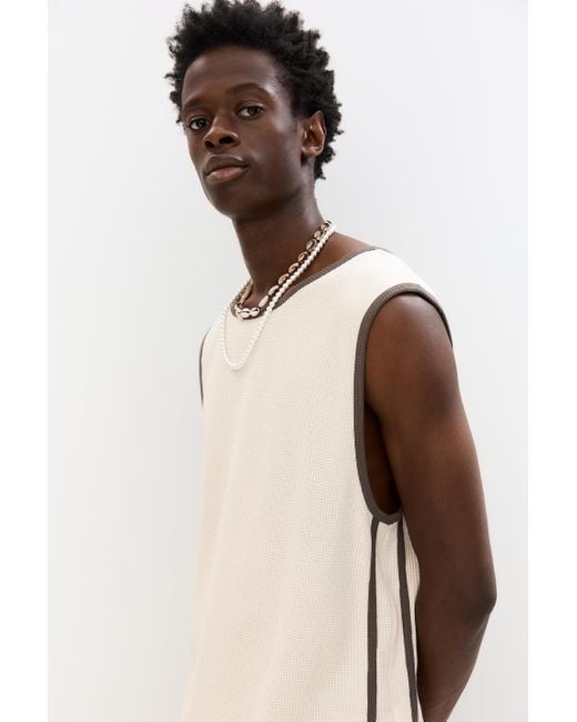 Pull&Bear Ärmelloses Shirt in Blue für Herren