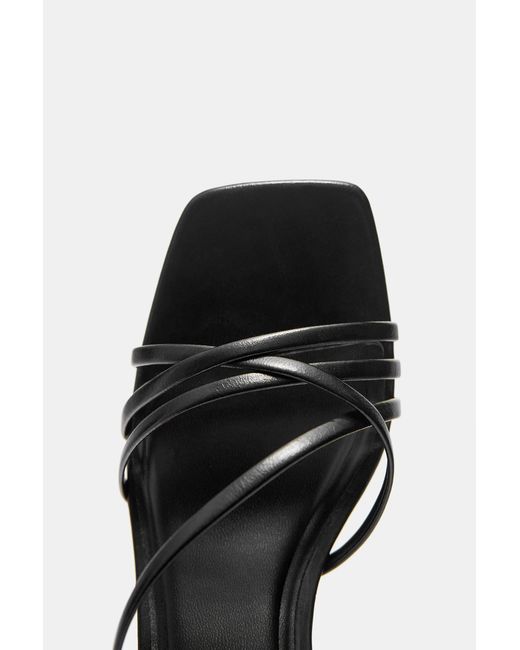 Pull&Bear Blue Strappy High-Heel Sandals