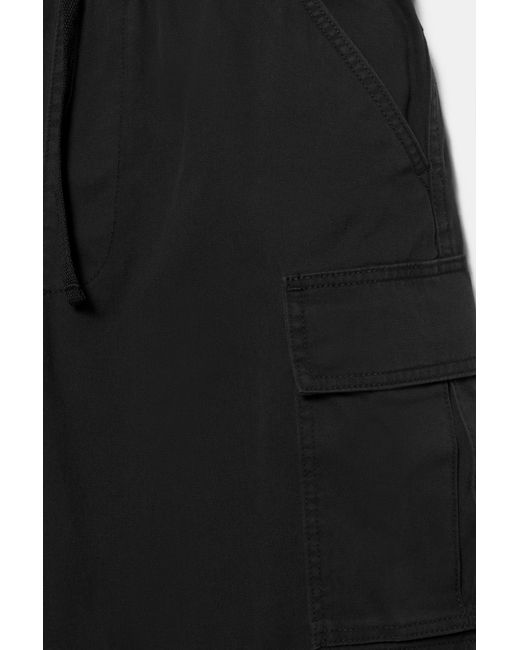 Pull&Bear Cargobermuda in het Black voor heren