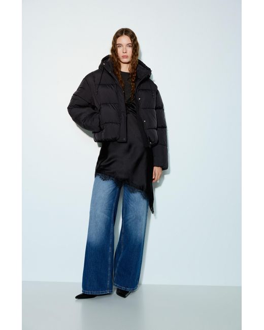 Doudoune À Capuche Pull&Bear en coloris Blue