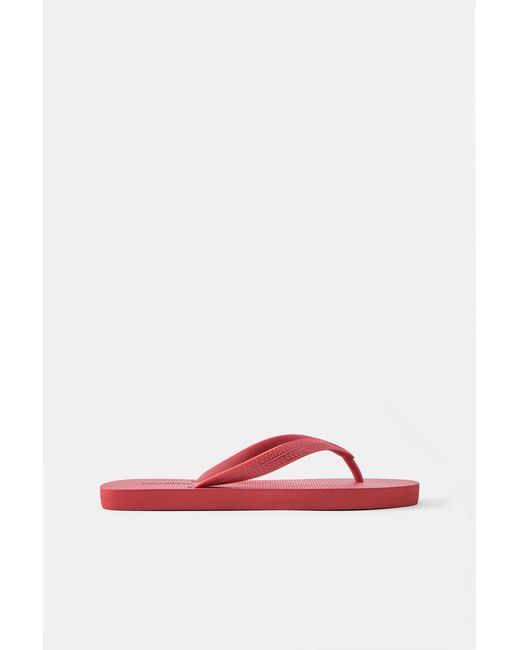 Pull&Bear Gray Flat Sandals