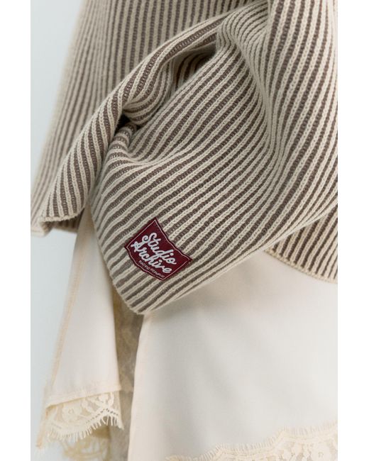 Maglia A Costine Con Filo A Contrasto di Pull&Bear in Gray