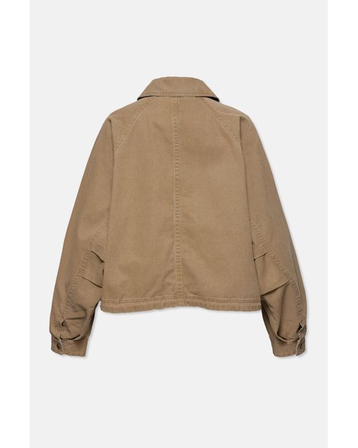 Veste Courte En Coton Pull&Bear en coloris Blue