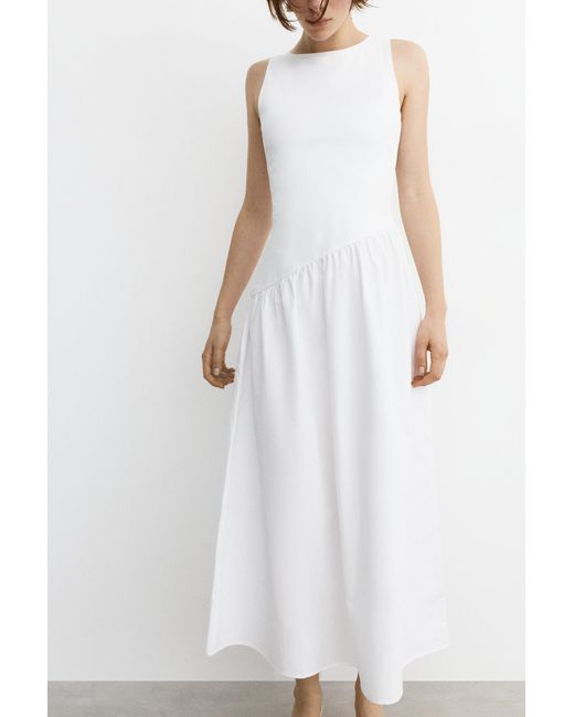 Vestito Midi di Pull&Bear in White