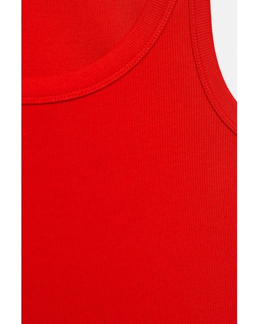 Canotta Basic di Pull&Bear in Red