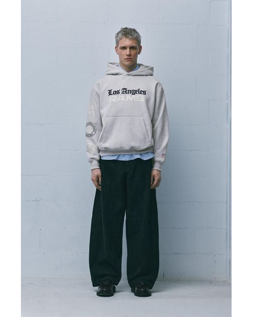 Pull&Bear Blue Nfl Los Angeles Hoodie for men