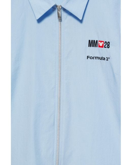 Pull&Bear Blue Disney X F1 Zip Shirt