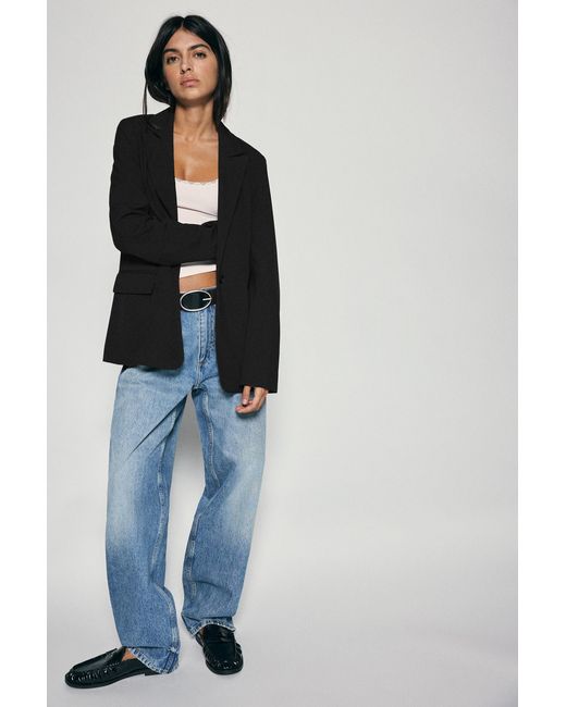 Pull&Bear Black Basic Blazer