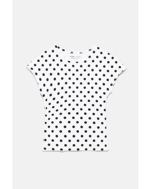Pull&Bear Blue Fitted Short Sleeve T-Shirt
