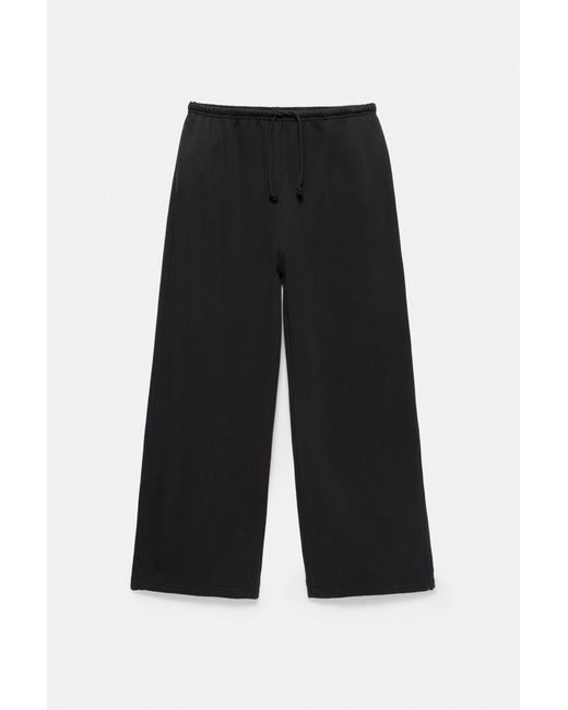 Pull&Bear Joggingbroek Met Elastische Zoom in het Black