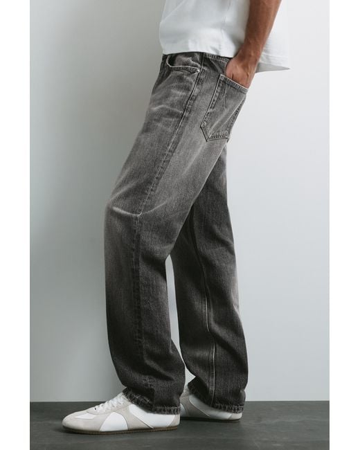 Jean Droit Pull&Bear pour homme en coloris Gray