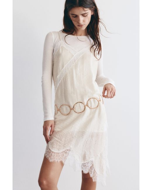 Pull&Bear Natural Circle Belt
